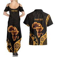 Africa Day Personalized Couples Matching Summer Maxi Dress and Hawaiian Shirt Ethnic Retro Style LT7 - Wonder Print Shop