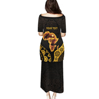Africa Day Personalized Family Matching Puletasi and Hawaiian Shirt Ethnic Retro Style - Wonder Print Shop