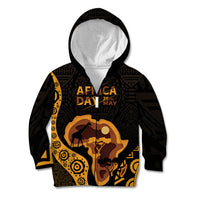 Africa Day Personalized Kid Hoodie Ethnic Retro Style - Wonder Print Shop