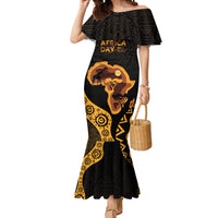 Africa Day Personalized Mermaid Dress Ethnic Retro Style - Wonder Print Shop