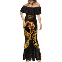 Africa Day Personalized Mermaid Dress Ethnic Retro Style - Wonder Print Shop