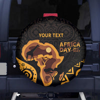 Africa Day Personalized Spare Tire Cover Ethnic Retro Style - Wonder Print Shop