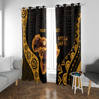 Africa Day Personalized Window Curtain Ethnic Retro Style - Wonder Print Shop