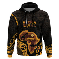 Africa Day Personalized Zip Hoodie Ethnic Retro Style - Wonder Print Shop