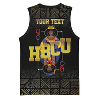 HBCU Grad Personalized Queen Poker Card Basketball Jersey Golden Pattern