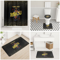 HBCU Grad Personalized Queen Poker Card Bathroom Set Golden Pattern