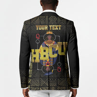 HBCU Grad Personalized Queen Poker Card Blazer Golden Pattern