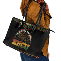 I'm Rooting For Every HBCU Dashiki Style Leather Tote Bag