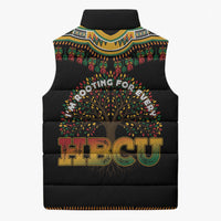 I'm Rooting For Every HBCU Dashiki Style Sleeveless Puffer Jacket