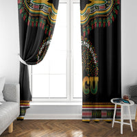 I'm Rooting For Every HBCU Dashiki Style Window Curtain