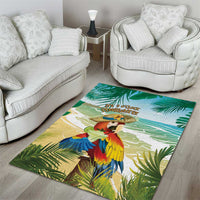 Aloha Hawaii It's 5 o'clock Somewhere Area Rug - Wonder Print Shop