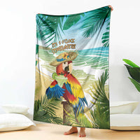 Aloha Hawaii It's 5 o'clock Somewhere Blanket - Wonder Print Shop