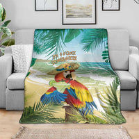Aloha Hawaii It's 5 o'clock Somewhere Blanket - Wonder Print Shop