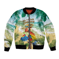 Aloha Hawaii It's 5 o'clock Somewhere Bomber Jacket - Wonder Print Shop