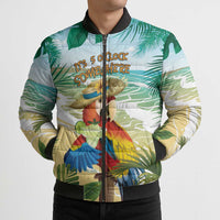 Aloha Hawaii It's 5 o'clock Somewhere Bomber Puffer Jacket - Wonder Print Shop