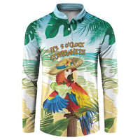 Aloha Hawaii It's 5 o'clock Somewhere Button Sweatshirt - Wonder Print Shop