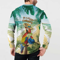 Aloha Hawaii It's 5 o'clock Somewhere Button Sweatshirt - Wonder Print Shop