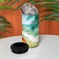 Aloha Hawaii It's 5 o'clock Somewhere 4 in 1 Can Cooler Tumbler - Wonder Print Shop