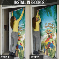 Aloha Hawaii It's 5 o'clock Somewhere Door Cover - Wonder Print Shop