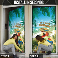 Aloha Hawaii It's 5 o'clock Somewhere Door Cover - Wonder Print Shop