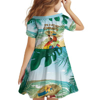 Aloha Hawaii It's 5 o'clock Somewhere Family Matching Tank Maxi Dress and Hawaiian Shirt - Wonder Print Shop