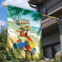 Aloha Hawaii It's 5 o'clock Somewhere Garden Flag - Wonder Print Shop