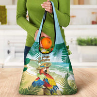 Aloha Hawaii It's 5 o'clock Somewhere Grocery Bag - Wonder Print Shop