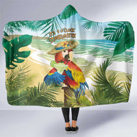 Aloha Hawaii It's 5 o'clock Somewhere Hooded Blanket - Wonder Print Shop