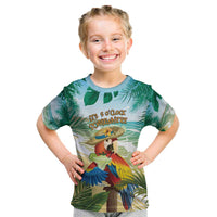 Aloha Hawaii It's 5 o'clock Somewhere Kid T Shirt - Wonder Print Shop