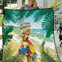 Aloha Hawaii It's 5 o'clock Somewhere Quilt - Wonder Print Shop