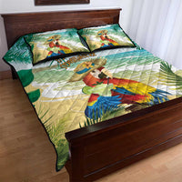 Aloha Hawaii It's 5 o'clock Somewhere Quilt Bed Set - Wonder Print Shop