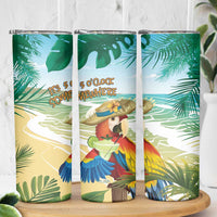 Aloha Hawaii It's 5 o'clock Somewhere Skinny Tumbler - Wonder Print Shop