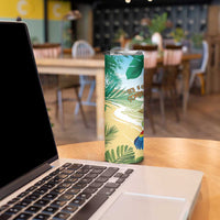 Aloha Hawaii It's 5 o'clock Somewhere Skinny Tumbler - Wonder Print Shop