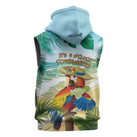 Aloha Hawaii It's 5 o'clock Somewhere Sleeveless Zip Hoodie - Wonder Print Shop