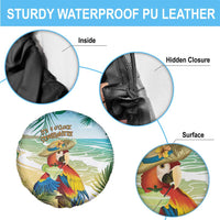 Aloha Hawaii It's 5 o'clock Somewhere Spare Tire Cover - Wonder Print Shop