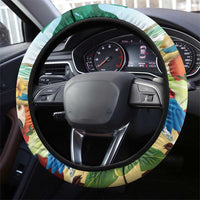 Aloha Hawaii It's 5 o'clock Somewhere Steering Wheel Cover - Wonder Print Shop