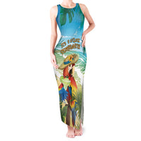 Aloha Hawaii It's 5 o'clock Somewhere Tank Maxi Dress - Wonder Print Shop