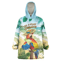 Aloha Hawaii It's 5 o'clock Somewhere Wearable Blanket Hoodie - Wonder Print Shop
