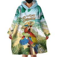 Aloha Hawaii It's 5 o'clock Somewhere Wearable Blanket Hoodie - Wonder Print Shop