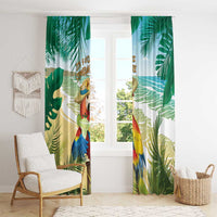 Aloha Hawaii It's 5 o'clock Somewhere Window Curtain - Wonder Print Shop
