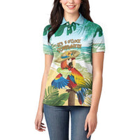Aloha Hawaii It's 5 o'clock Somewhere Women Polo Shirt - Wonder Print Shop