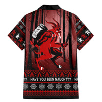 Wonder Print Christmas Family Matching Mermaid Dress and Hawaiian Shirt Merry Krampus LT7 - Wonder Print Shop