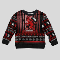 Wonder Print Christmas Kid Ugly Christmas Sweater Merry Krampus - Wonder Print Shop
