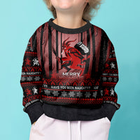 Wonder Print Christmas Kid Ugly Christmas Sweater Merry Krampus - Wonder Print Shop