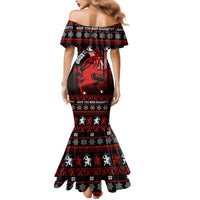 Wonder Print Christmas Mermaid Dress Merry Krampus - Wonder Print Shop