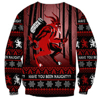 Wonder Print Christmas Sweatshirt Merry Krampus - Wonder Print Shop