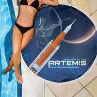 Artemis 2026 Moon Mission Beach Blanket Back To The Moon And Beyond