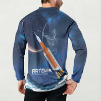 Artemis 2026 Moon Mission Button Sweatshirt Back To The Moon And Beyond