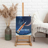 Artemis 2026 Moon Mission Canvas Wall Art Back To The Moon And Beyond