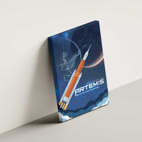 Artemis 2026 Moon Mission Canvas Wall Art Back To The Moon And Beyond